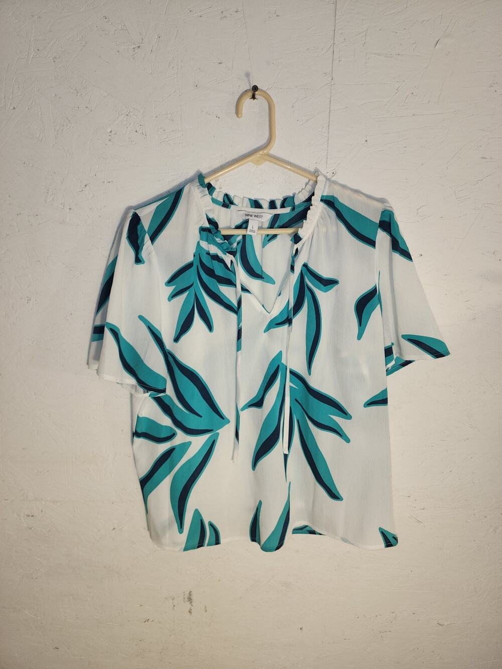 Nine West Blouse Short Sleave L